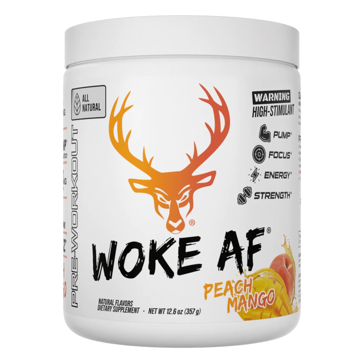Bucked up Natural Pre-Workout / Peach Mango